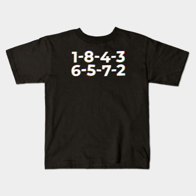 1-8-4-3-6-5-7-2 Firing Order Funny Kids T-Shirt by SUMAMARU